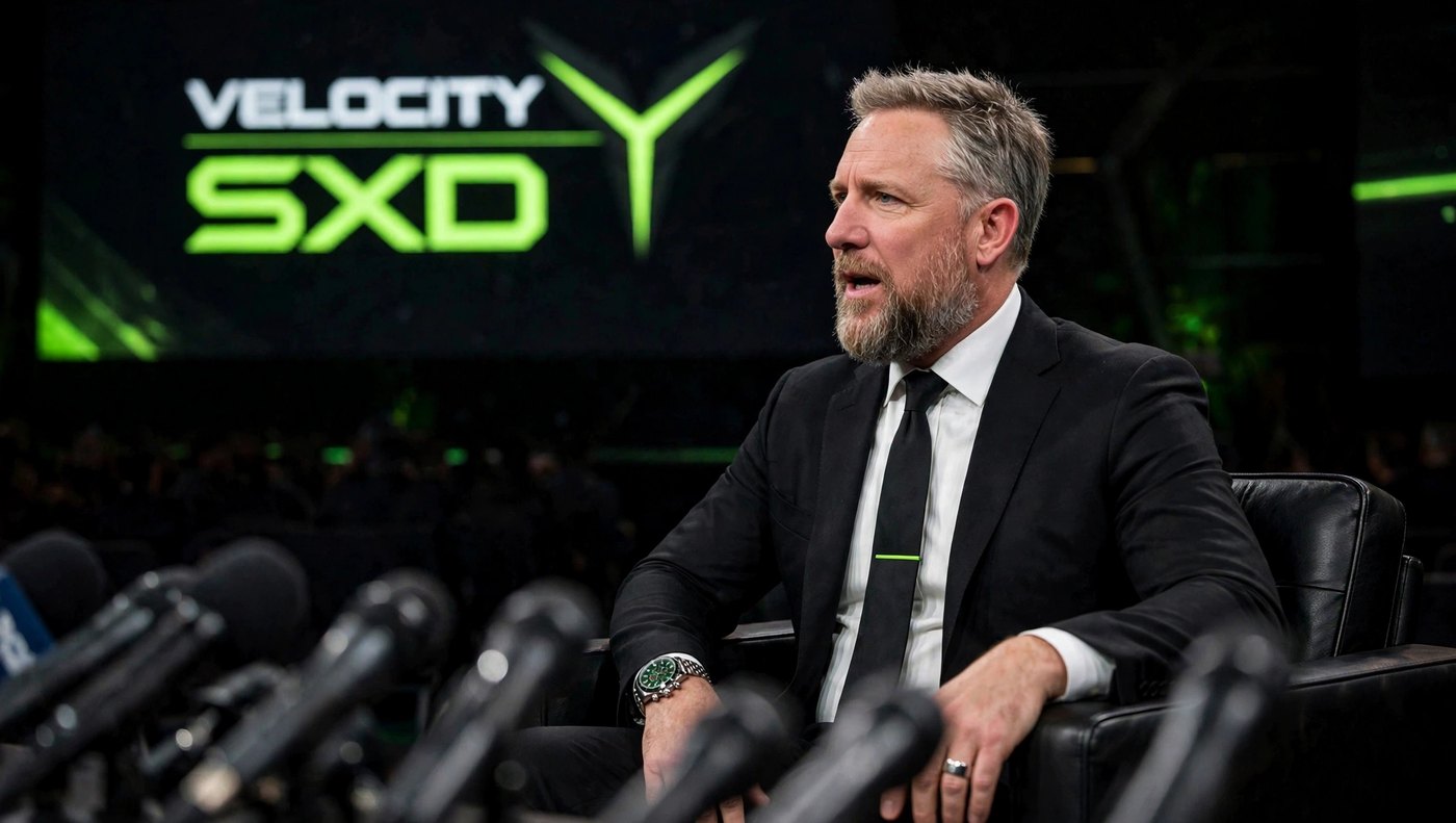 Mack Miessner at a Velocity SXD press briefing